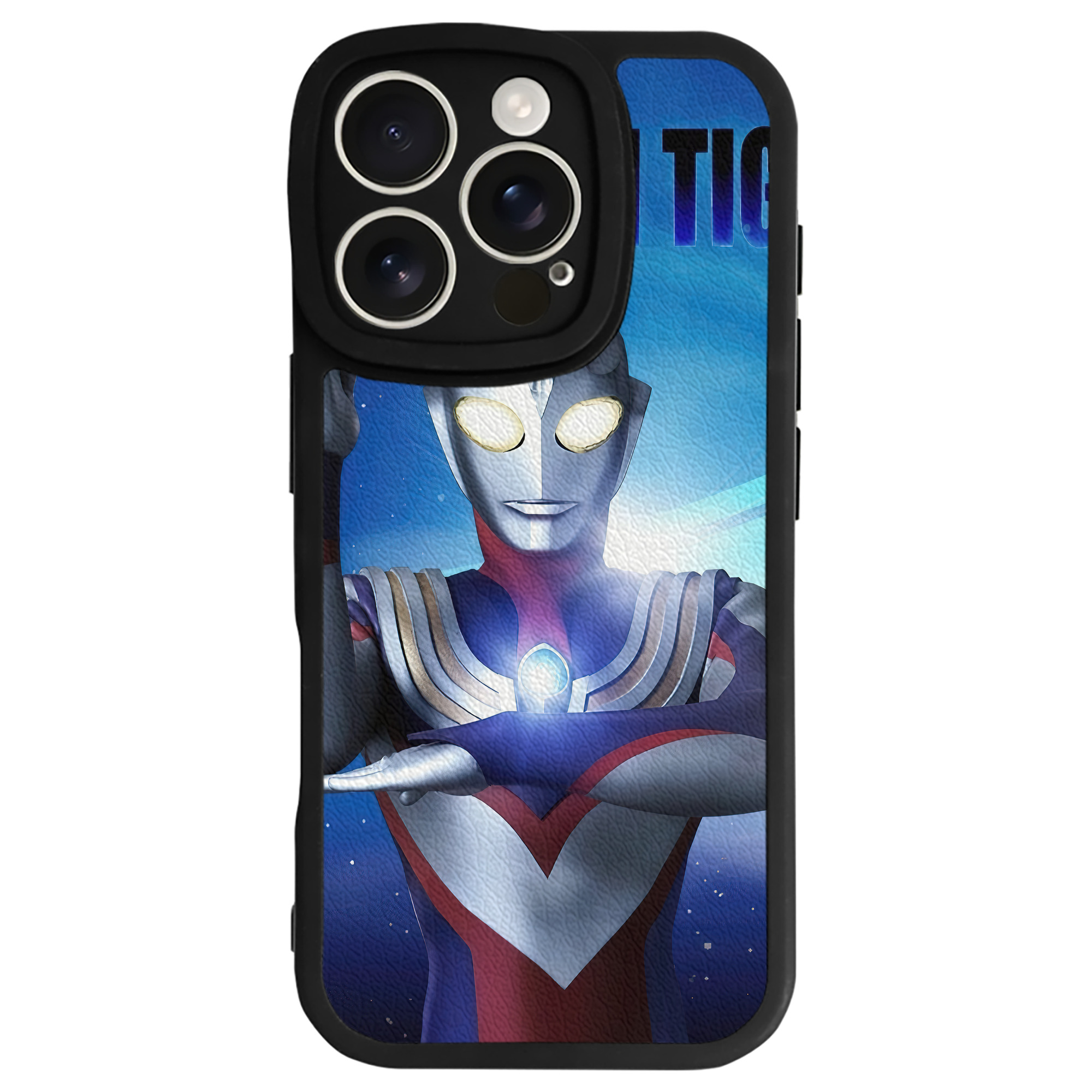 （画像用） ウルトラマン Ultraman 【iPhone 16シリーズ対応】シリコンスマホケース（レザー調） 材質：シリコン